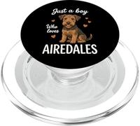 Solo un ragazzo che ama Airedales PopSockets PopGrip per MagSafe