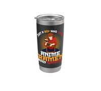 Solo un ragazzo che ama anime ramen e gioco giapponese gamer Bicchiere termico in acciaio inox doppia parete
