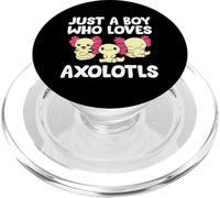 Solo un ragazzo che ama Axolotls carino Axolotl PopSockets PopGrip per MagSafe