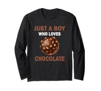 Solo Un Ragazzo Che AMA Candy Chocolate Boys Maglia a Manica