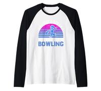 Solo Un Ragazzo Che AMA Davvero Il Bowling Maglia con Maniche Raglan