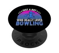 Solo un ragazzo che ama davvero il bowling PopSockets PopGrip Adesivo