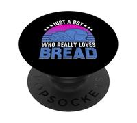 Solo un ragazzo che ama davvero il pane PopSockets PopGrip Adesivo