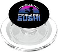 Solo un ragazzo che ama davvero il sushi PopSockets PopGrip per MagSafe