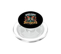 Solo un ragazzo che ama e adora davvero le farfalle PopSockets PopGrip per MagSafe