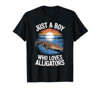 Solo Un Ragazzo Che AMA Gli alligatori Alligator retrò Vintage Maglietta