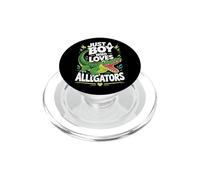 Solo un ragazzo che ama gli alligatori PopSockets PopGrip per MagSafe