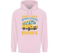 Solo Un Ragazzo Che Ama Gli Autobus Felpa Uomo