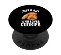 Solo un ragazzo che ama i biscotti PopSockets PopGrip Adesivo