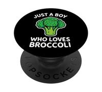 Solo un ragazzo che ama i broccoli PopSockets PopGrip Adesivo