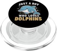 Solo un ragazzo che ama i delfini PopSockets PopGrip per MagSafe