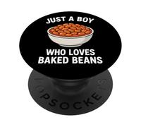 Solo un ragazzo che ama i fagioli al forno PopSockets PopGrip Adesivo