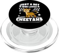 Solo un ragazzo che ama i ghepardi divertenti ghepardi PopSockets PopGrip per MagSafe