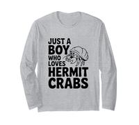 Solo Un Ragazzo Che AMA i granchi eremiti Carino Amante del Granchio Maglia a Manica