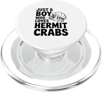 Solo un ragazzo che ama i granchi eremiti carino amante del granchio PopSockets PopGrip per MagSafe