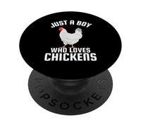 Solo un ragazzo che ama i polli PopSockets PopGrip Adesivo