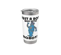 Solo un ragazzo che ama i robot, Robot Bicchiere termico in acciaio inox doppia parete
