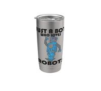 Solo un ragazzo che ama i robot, Robot Bicchiere termico in acciaio inox doppia parete