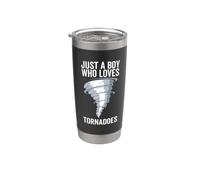 Solo un ragazzo che ama i tornado Hurricane Chaser Bicchiere termico in acciaio inox doppia parete