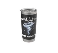 Solo un ragazzo che ama i tornado Storm Chasing Storm Hunter Bicchiere termico in acciaio inox doppia parete