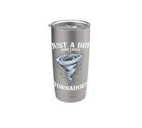 Solo un ragazzo che ama i tornado Storm Chasing Storm Hunter Bicchiere termico in acciaio inox doppia parete