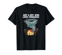 Solo Un Ragazzo Che AMA i Tornado Weather Storm Tornado Chaser Maglietta
