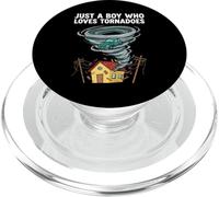Solo un ragazzo che ama i tornado Weather Storm Tornado Chaser PopSockets PopGrip per MagSafe