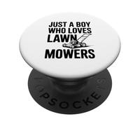 Solo un ragazzo che ama i tosaerba PopSockets PopGrip Adesivo