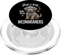 Solo un ragazzo che ama i Weimaraners PopSockets PopGrip per MagSafe