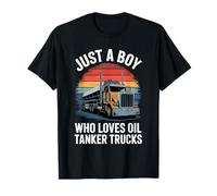 Solo Un Ragazzo Che AMA Il Futuro Autista di Camion petroliera Maglietta