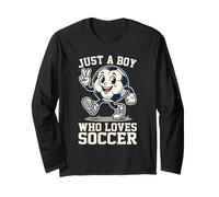 Solo Un Ragazzo Che AMA Il Pallone da Calcio Maglia a Manica
