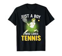 Solo Un Ragazzo Che AMA Il Tennis Stile Divertente Maglietta