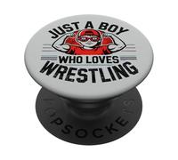 Solo un ragazzo che ama il wrestling | Bambini, Ragazzi | Wrestler PopSockets PopGrip Adesivo