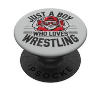 Solo un ragazzo che ama il wrestling | Ragazzi, Bambini | Wrestler PopSockets PopGrip Adesivo