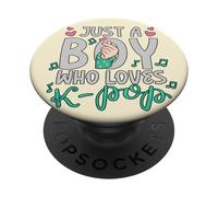 Solo un ragazzo che ama la celebrazione del fandom K-Pop PopSockets PopGrip Adesivo