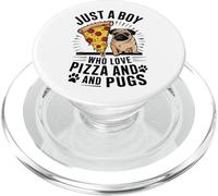 Solo un ragazzo che ama la pizza e i carlini PopSockets PopGrip per MagSafe