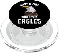 Solo un ragazzo che ama le aquile PopSockets PopGrip per MagSafe