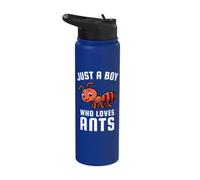 Solo un ragazzo che ama le formiche Stainless Steel Insulated Water Bottle