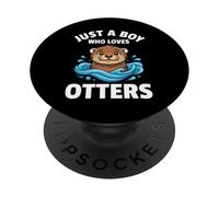 Solo un ragazzo che ama le lontre PopSockets PopGrip Adesivo