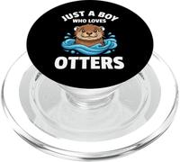 Solo un ragazzo che ama le lontre PopSockets PopGrip per MagSafe