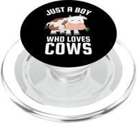 Solo un ragazzo che ama le mucche PopSockets PopGrip per MagSafe