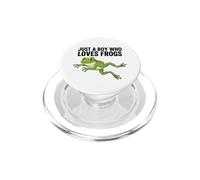 Solo un ragazzo che ama le rane PopSockets PopGrip per MagSafe