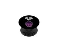 Solo un ragazzo che ama le rocce PopSockets PopGrip Adesivo