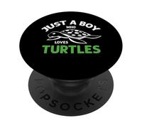Solo un ragazzo che ama le tartarughe PopSockets PopGrip Adesivo