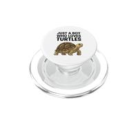 Solo un ragazzo che ama le tartarughe PopSockets PopGrip per MagSafe