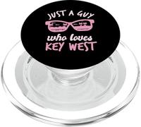 Solo un ragazzo che ama le vacanze al resort Key West Florida Keys PopSockets PopGrip per MagSafe
