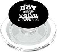 Solo un ragazzo che ama lo zoo dei rettili di Anaconda PopSockets PopGrip per MagSafe