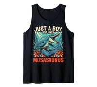 Solo Un Ragazzo Che AMA l'umorismo Amante dei Dinosauri Mosasaurus Canotta