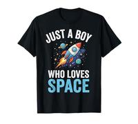 Solo Un Ragazzo Che AMA L'Universo Spaziale delle Navi Razzi Maglietta
