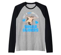 Solo Un Ragazzo Che AMA Sugar Gliders Simpatici Ragazzi Sugar Glider Maglia con Maniche Raglan